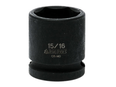 Teng Tools 15/16 Inch Impact Socket 6 Point for Power Tools