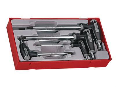 Teng TTTX7 TTTX7 TX/TPX TORX T-Handle Screwdriver Set, 7 Piece TENTTTX7