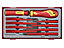 Teng TTV710N Insulated Interchangeable Blade Screwdriver Set, 10 Piece TENTTV710N