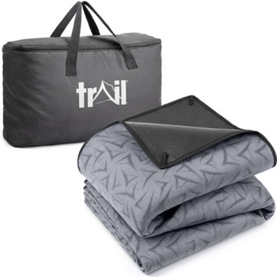 Tent Carpet Fleece Rug Universal Camping Soft Groundsheet Cover Waterproof Base Trail - Large