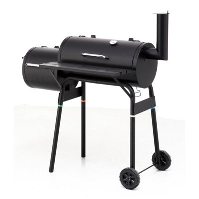 Tepro 1038 Wichita Offset Pit BBQ Smoker Black