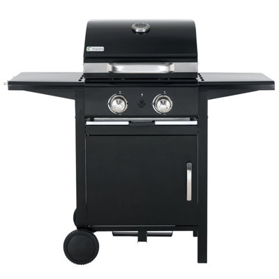 Tepro 3160UK Black Mayfield Outdoor 2 Burner Gas BBQ Grill