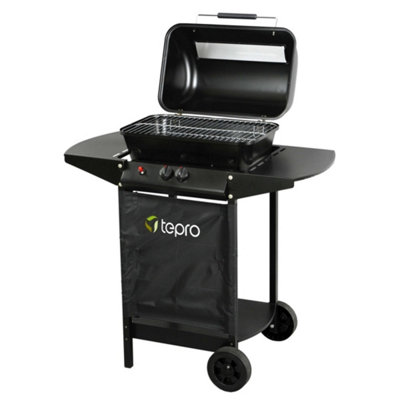 Tepro 508CUK Black Irvine Lava Stone Gas BBQ Grill