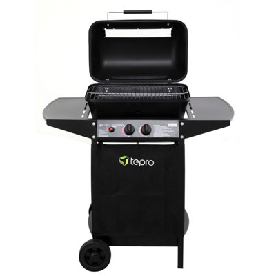 Tepro 508CUK Black Irvine Lava Stone Gas BBQ Grill DIY at B Q