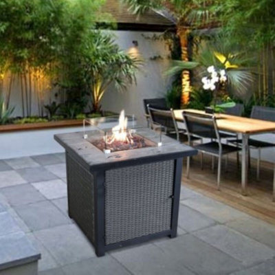 Tepro 76cm Gas Fire Place Table