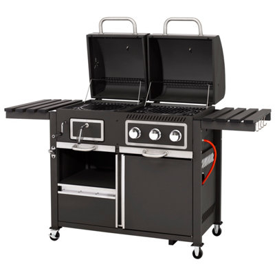 Dual fuel barbecue sale