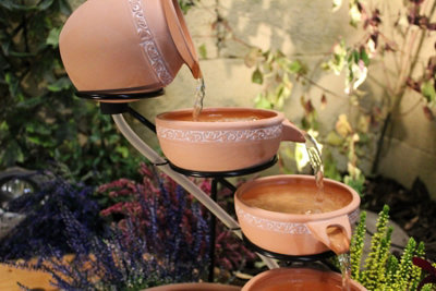 Teracotta Traditional Solar Water Feature