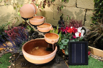 Teracotta Traditional Solar Water Feature