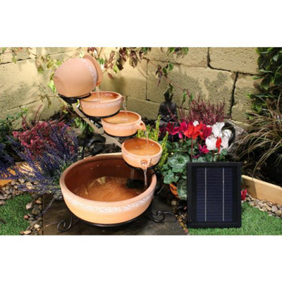 Teracotta Traditional Solar Water Feature