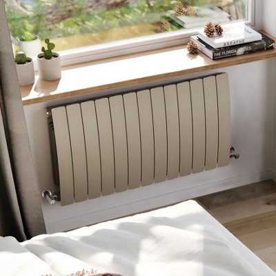 Terma Radiator BERGAMO, 590h x 1040w (mm), (13 sections), Quartz Mocha