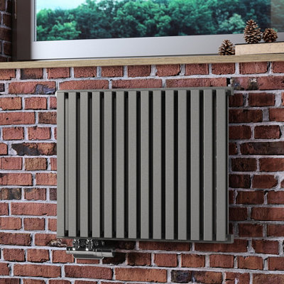 Terma Radiator NEMO, 530h x 645w (mm), Metallic Stone