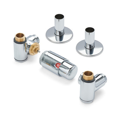 Terma Radiator Valves INTEGRA, 3-Axis (Corner) TRVs Set WITH INTEGRATED ...