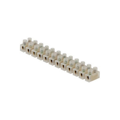 Terminal Bloc12-Way 15amp Pack of 10 Blocks