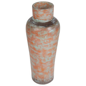 Terracotta Decorative Vase 55 cm Green GONNOS