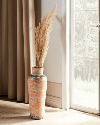 Terracotta Decorative Vase 55 cm Green GONNOS