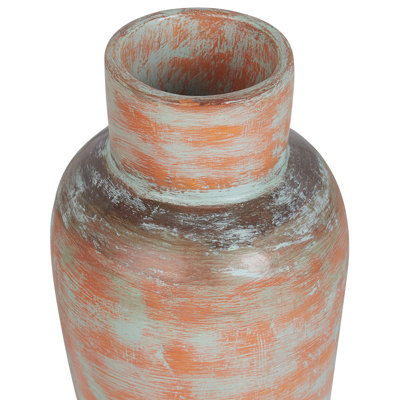 Terracotta Decorative Vase 55 cm Green GONNOS - 5