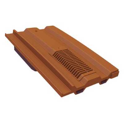 Terracotta Mini Castellated Roof Tile Vent/Marley Ludlow Plus Redland Sandtoft