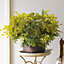 Terracotta New York Vase - Rustic Vintage Style Vase for Fresh or Artificial Flower Stem Bouquet Arrangements - Measures 20 x 26cm