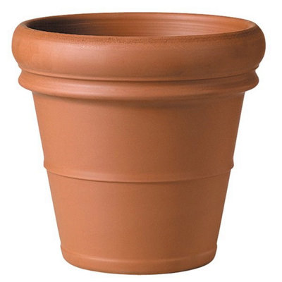 Terracotta Verona Rolled Rim Planter 40cm