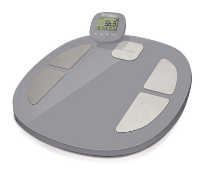 Terraillon POP EASY VIEW Electronic Personal Scale Oval - Grey | DIY at B&Q