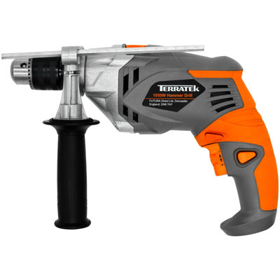 Terratek 1050W Powerful Variable Speed Corded Electric Hammer Drill