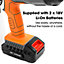 Terratek 18V Cordless Electric HVLP Fence Paint Sprayer Comes Complete with 2 Batteries and 1 Charger
