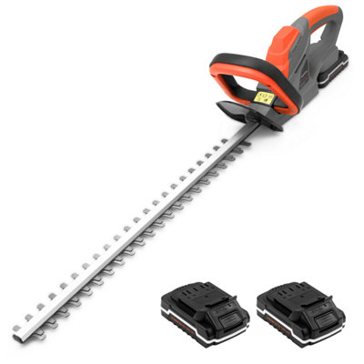 Terratek 20V Cordless Hedge Trimmer 51cm Cutting Length Easy Cut