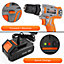 Terratek Cordless Drill & Drill Bit Set 18V Battery & Charger and Case Included