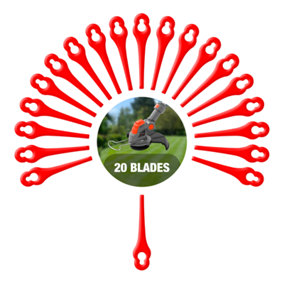 Terratek Genuine Replacement Grass Strimmer Nylon Blades Multi Pack for the TTCGT18, GGCGT18 and TCSBUN ONLY