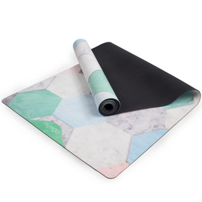 Terraza Vegan Suede Yoga Mat for Stylish Home Workouts