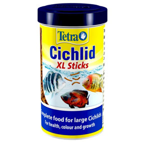 Tetra Cichlid XL Fish Food Sticks, Complete Food for Large Cichlids, 160 g