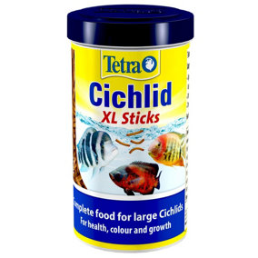Tetra Cichlid XL Fish Food Sticks, Complete Food for Large Cichlids, 320g