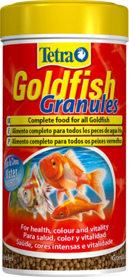 Tetra Goldfish Fish Food Granules, Complete Fish Food for All Smaller Goldfish, 80 g