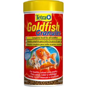 Tetra Goldfish Fish Food Granules, Complete Fish Food for All Smaller Goldfish, 80 g