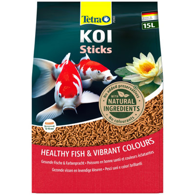 Tetra Koi Pond Sticks 15 Litre Bag Fish Food