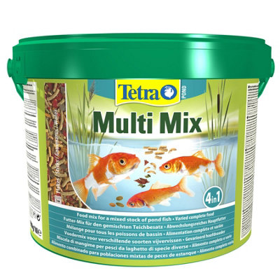 Tetra Multi Mix Pond 10 Litre Bucket - Fish Food