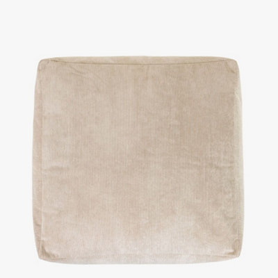 Tetra Natural Corduory Floor Sofa Bean Bag Extra Large Pouffe Section