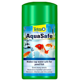 Tetra Pond AquaSafe, Makes Tap Water Safe for Pond Fish, 1 Litre