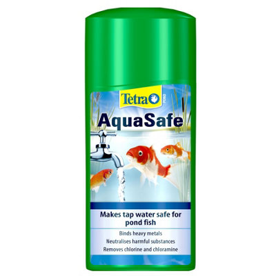 Tetra Pond AquaSafe, Makes Tap Water Safe for Pond Fish, 500 ml