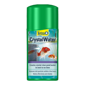 Tetra Pond Crystal Water, Effectively Clears Dirty Pond Water, 250 ml