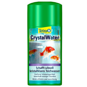 Tetra Pond Crystal Water, Effectively Clears Dirty Pond Water, 500 ml