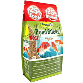 Tetra Pond Sticks 40L Bag with 25 Percent Extra FREE
