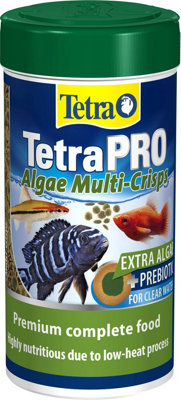 Tetra Pro Algae Multi-Crisps - Premium fish food with algae concentrate for increased strength, 250ml