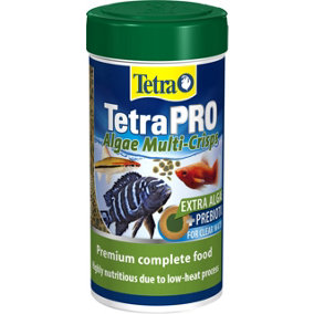 Tetra Pro Algae Multi-Crisps - Premium fish food with algae concentrate for increased strength, 250ml