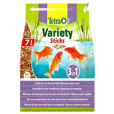 Tetra Variety Pond Sticks 7 Litre Bag - Fish Food