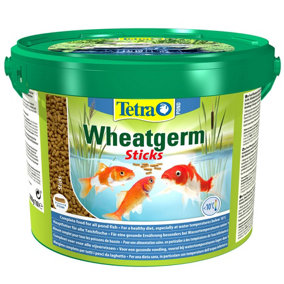 Tetra Wheatgerm Pond Sticks 10 Litre Bucket - Fish Food