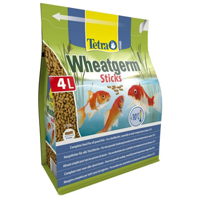 Tetra Wheatgerm Pond Sticks 4 Litre Bag - Fish Food
