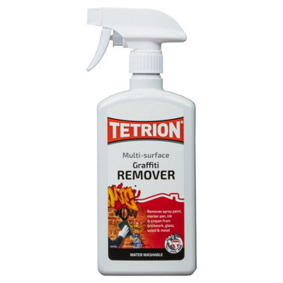 Tetrion 0.5L Multi Surface Graffiti Remover 500ml Trigger Paint Cleaner x 3