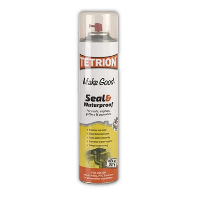 Tetrion Black Seal & Waterproof For Leaks In Roofs