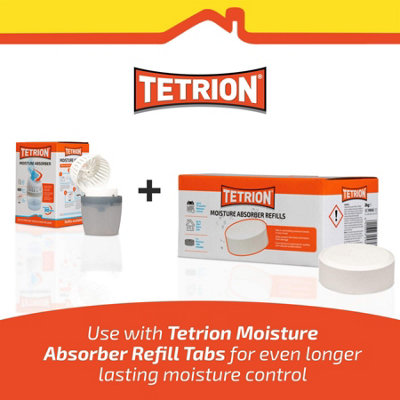 Tetrion Dehumidifier Car Home Moisture Absorber Trap Damp Improved Airflow - 3